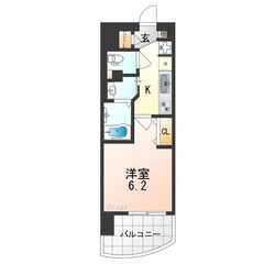 布施駅 徒歩14分 6階の物件間取画像